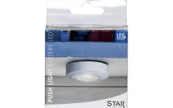 Inomhusdekorationer Batteri|Minispotlights & Ledpuckar<Star Trading Batteridriven Spotlight Vit
