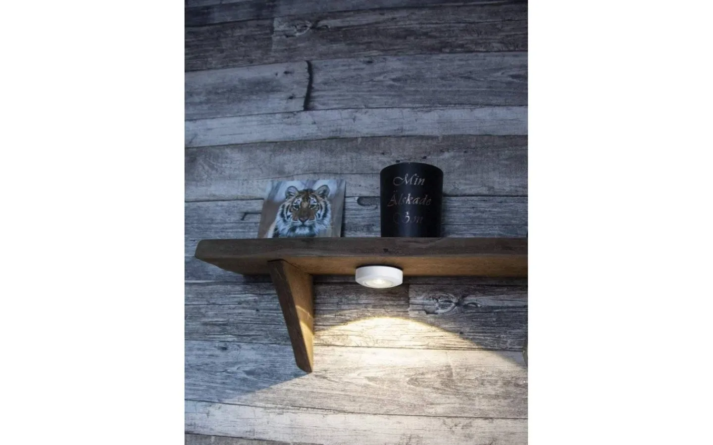 Inomhusdekorationer Batteri|Minispotlights & Ledpuckar<Star Trading Batteridriven Spotlight Vit