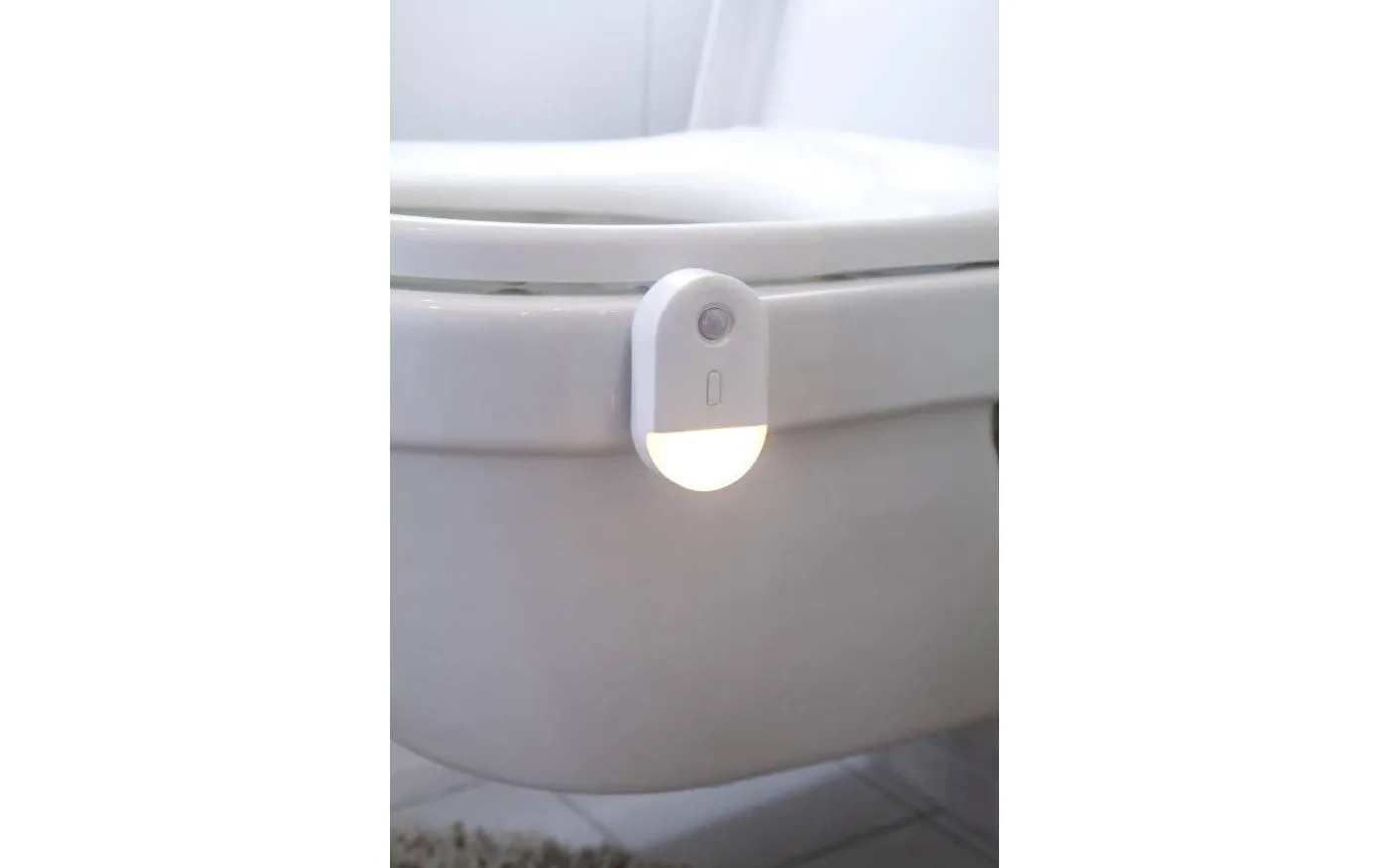 Batteridriven Toalettlampa med Rörelse- och Skymningssensor
