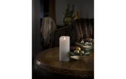 Blockljus Inomhus|Blockljus Inomhus<Konstsmide Batteridrivet Blockljus Vax 17,5cm Vit