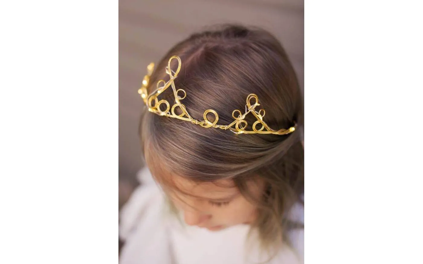 Batteridrivet Diadem Mässing