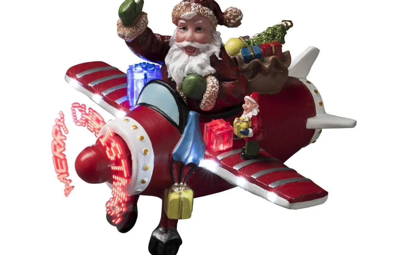 Batteridrivet Fiberoptiskt Flygplan med Tomte