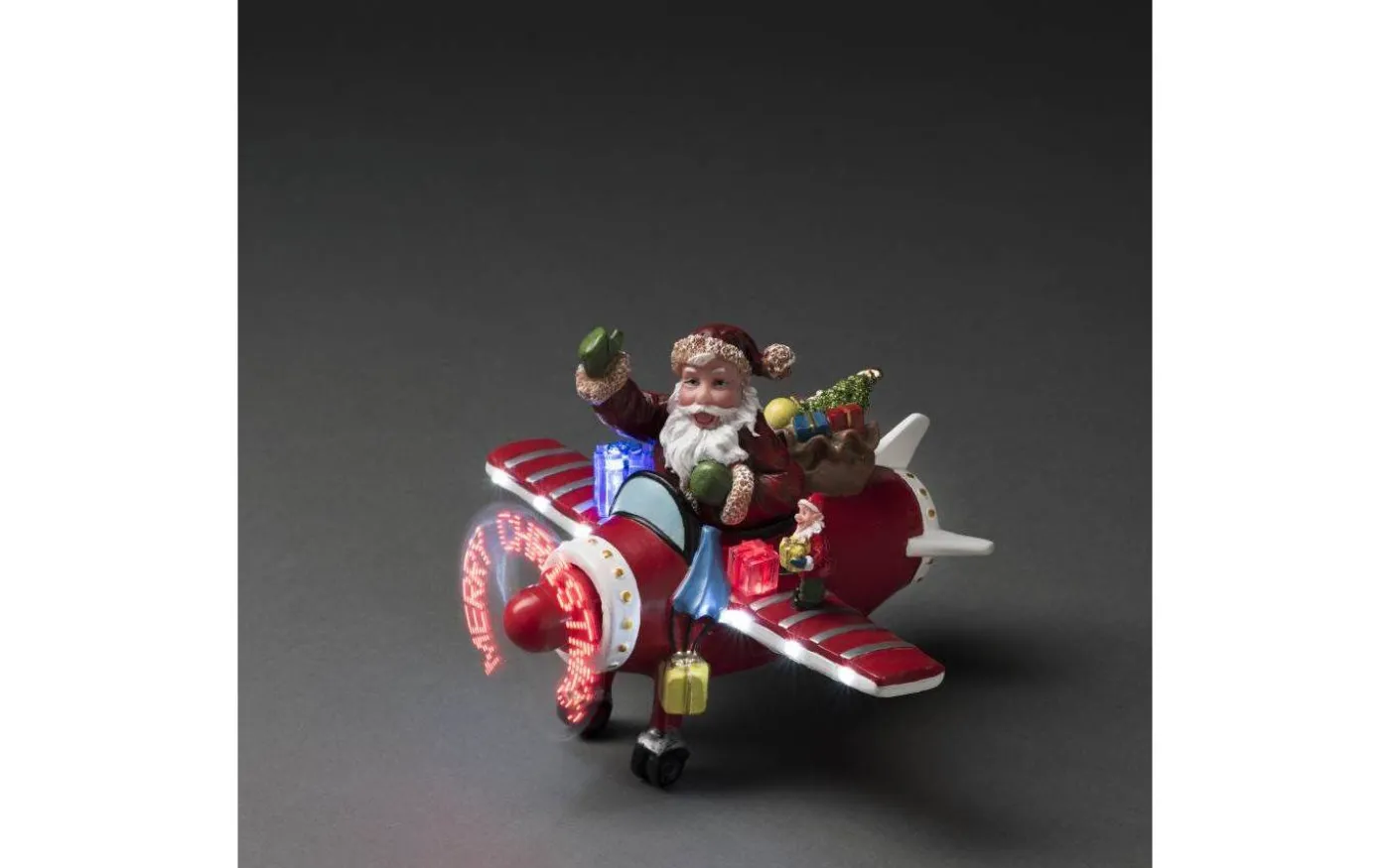 Batteridrivet Fiberoptiskt Flygplan med Tomte