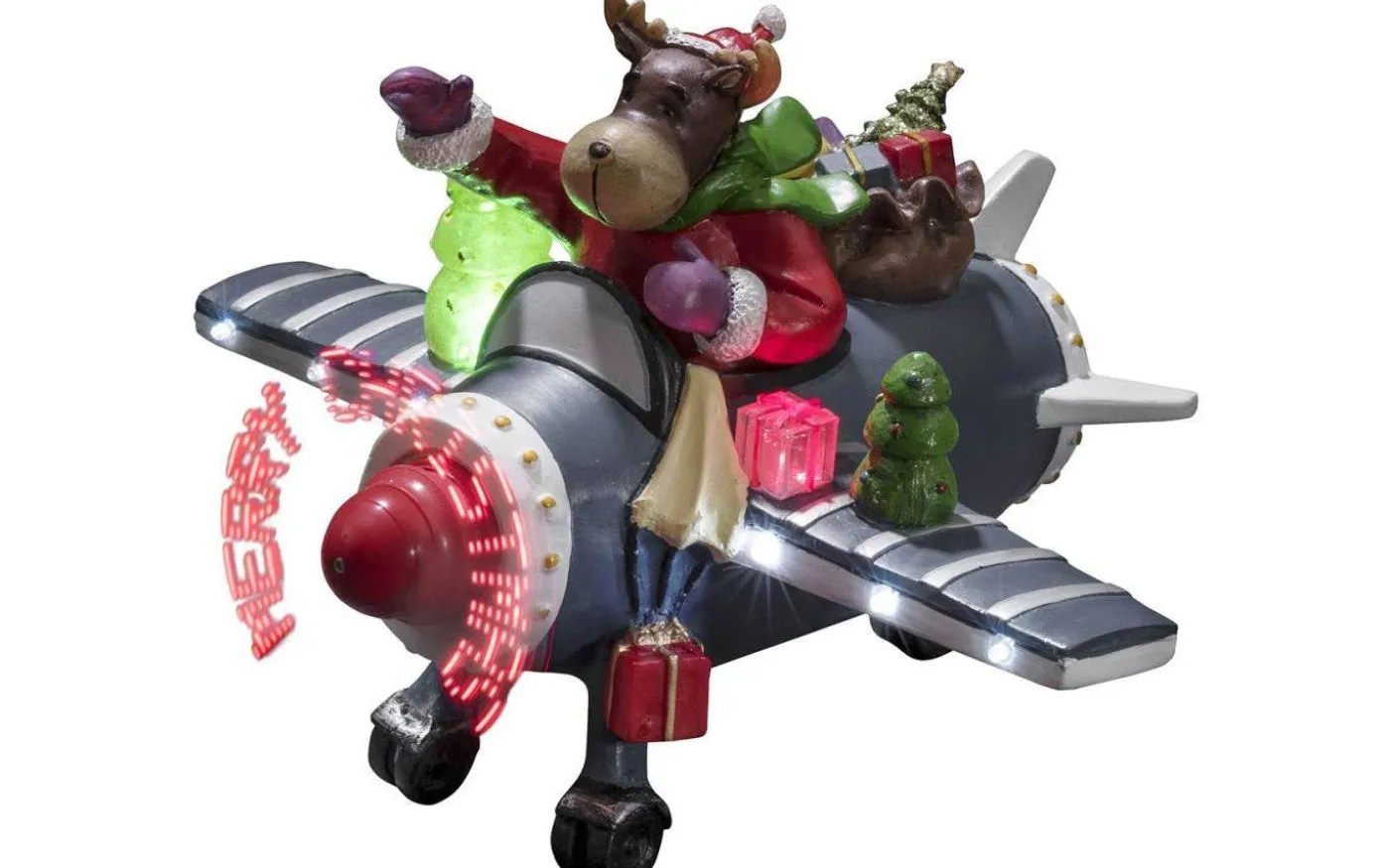 Batteridrivet Fiberoptiskt Flygplan med Älg