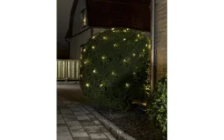 Konstsmide Batteridrivet Ljusnät 80x80cm med Skymningssensor Frost Varmvit IP44* Ljusnät|Batterislingor