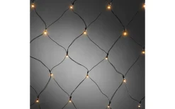 Ljusnät|Batterislingor<Konstsmide Batteridrivet Ljusnät 8x80cm med Skymningssensor Amber IP44