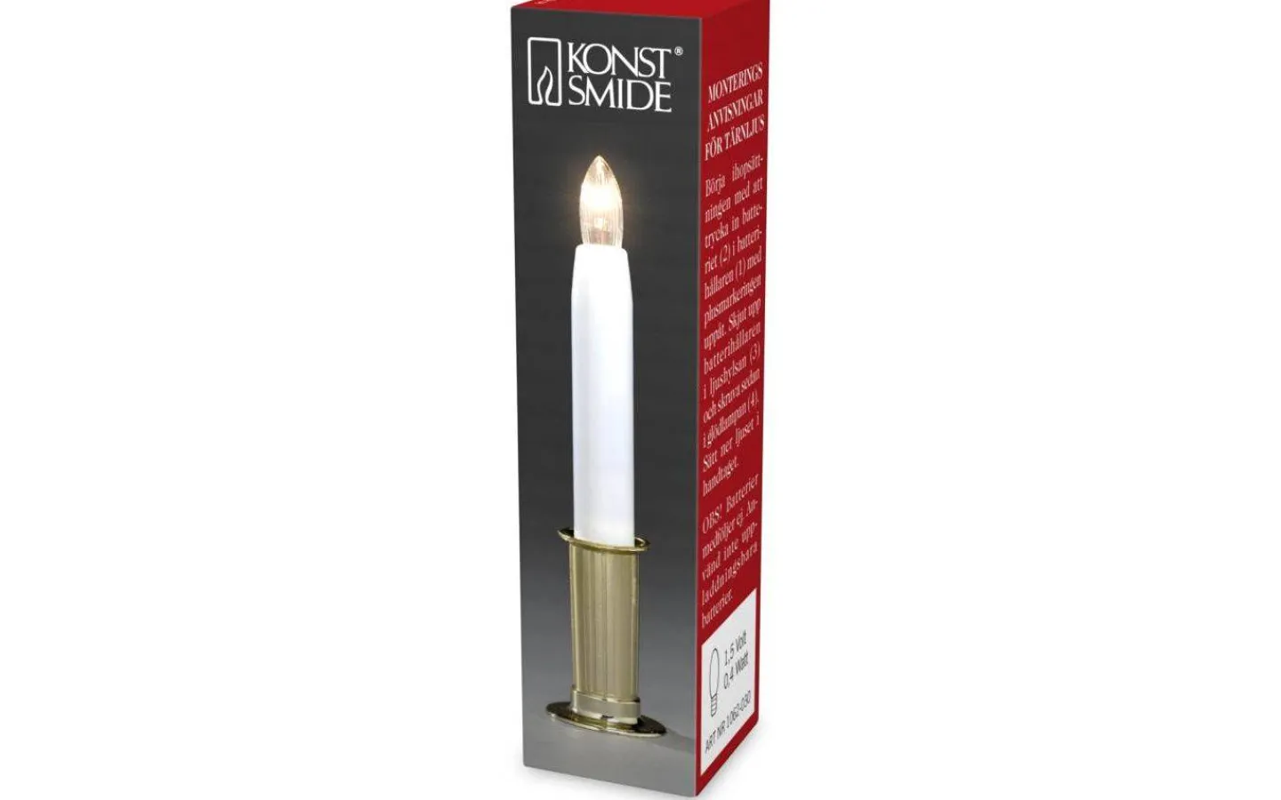 Konstsmide Batteridrivet Tärnljus LED Guld* Lucia