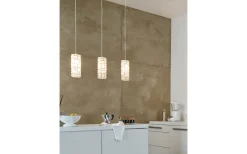 Eglo Bayman Taklampa 72cm Krom/Vit* Avlånga Taklampor