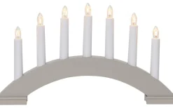 Star Trading Bea Adventsljusstake 22cm Grå* Visa Alla Adventsljusstakar|Adventsljusstakar 0-30 Cm