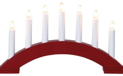 Star Trading Bea Adventsljusstake 22cm Röd* Visa Alla Adventsljusstakar|Adventsljusstakar 0-30 Cm