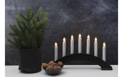 Visa Alla Adventsljusstakar|Adventsljusstakar 0-30 Cm<Star Trading Bea Adventsljusstake 22cm Svart