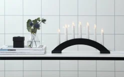 Visa Alla Adventsljusstakar|Adventsljusstakar 0-30 Cm<Star Trading Bea Adventsljusstake 22cm Svart