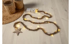 Beady Batteridriven Ljusslinga 1,5m Brun