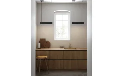 Design for the people Beau Taklampa 50cm LED Svart* Kontorsarmaturer|Avlånga Taklampor