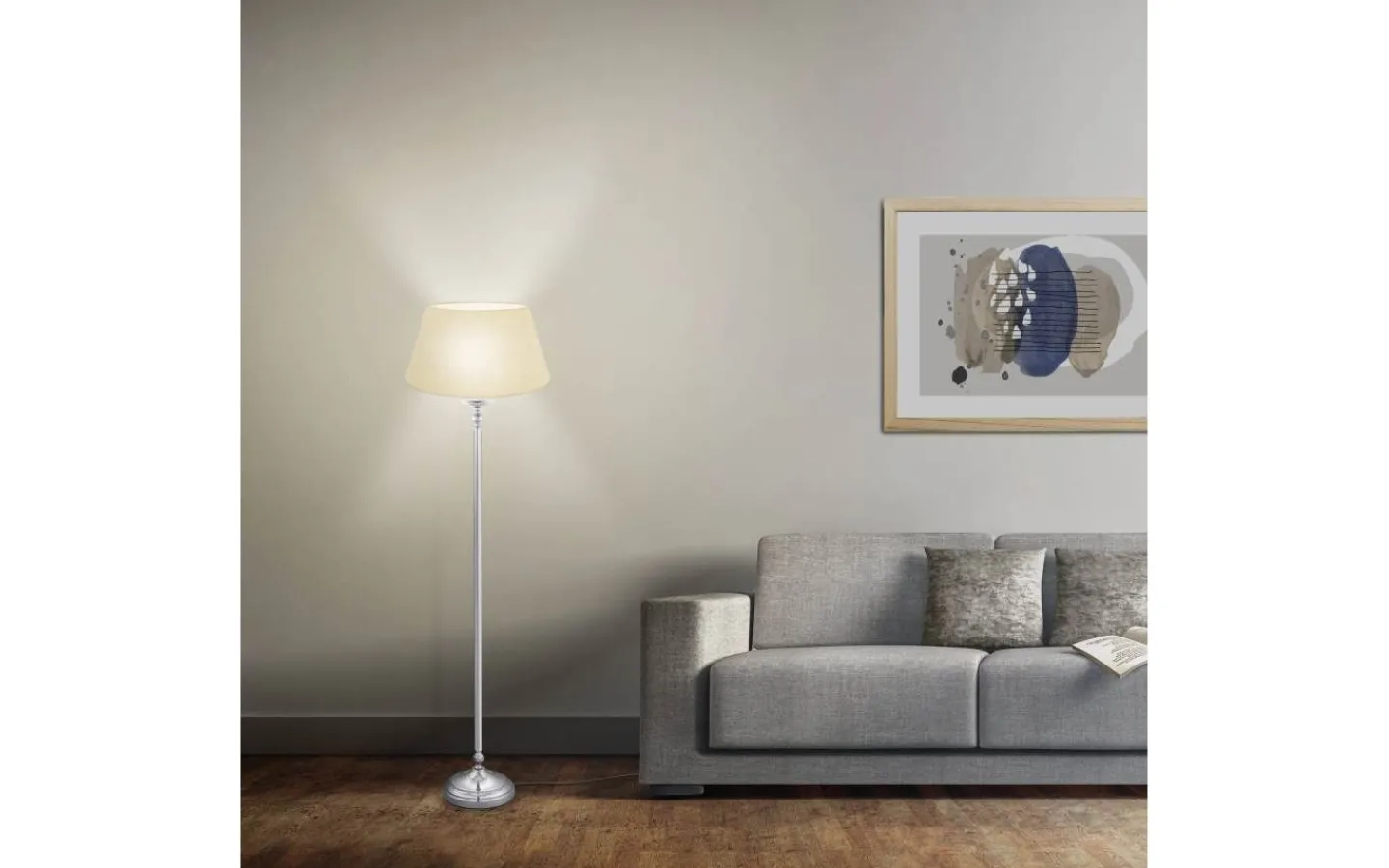 Eglo Bedworth Golvfot 136cm Krom* Golvfötter