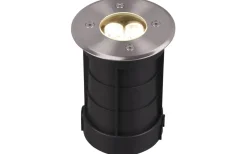 Belaja Markspotlight 11cm LED rund borstad stål IP65