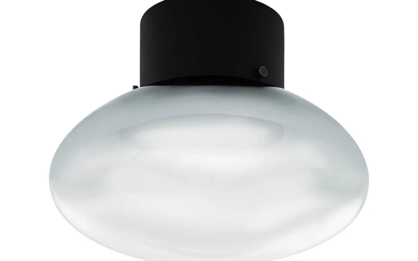 Belategi Plafond 24cm Svart/Klarglas