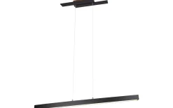 Trio Lighting Belfast Taklampa LED mattsvart* Avlånga Taklampor