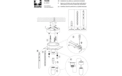 Badrumslampor Tak|Kristallplafonder<Aneta Belissa Kristallplafond 11cm Krom IP44