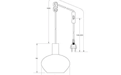 Kök & Matplats|Fönsterlampor<Aneta Bell Fönsterlampa 15cm Matt Mässing/Opal