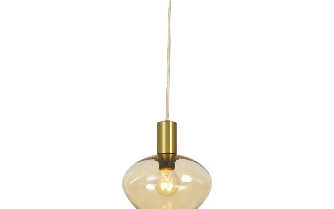 Bell Fönsterlampa 15cm Mässing/Amber