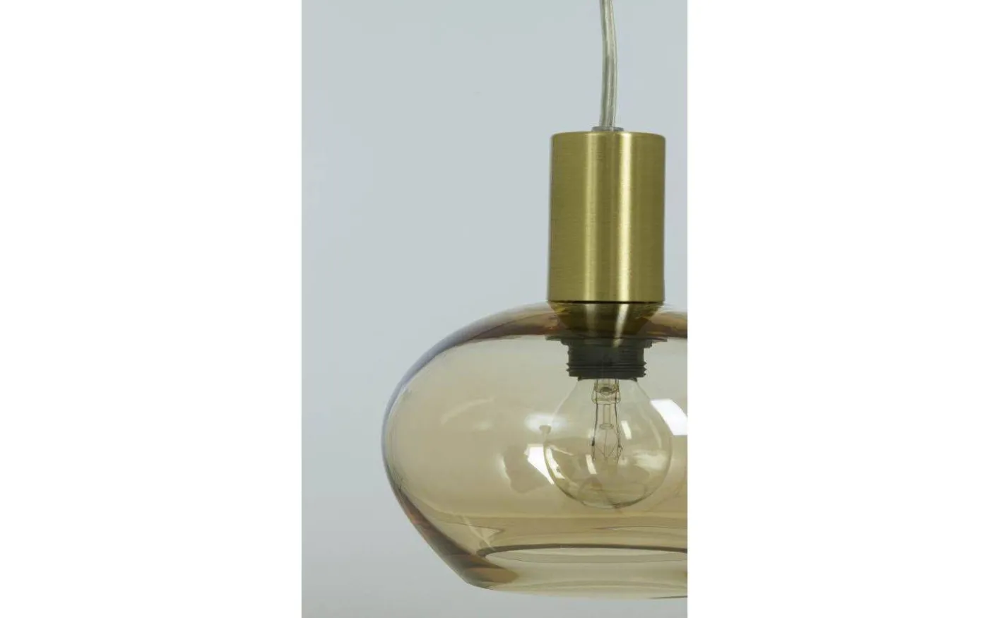 Bell Fönsterlampa 15cm Mässing/Amber