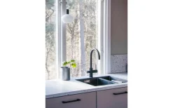 Fönsterlampor<Aneta Bell Fönsterlampa 15cm Svart/Opalvit