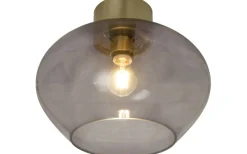 Aneta Bell Plafond 35cm Matt Mässing/Rök* Plafonder