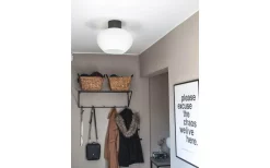 Aneta Bell Plafond 35cm Svart/Vit* Plafonder