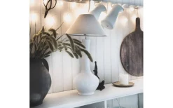 Vardagsrum|Sovrum<Hallbergs Bella Lampfot 50cm Vit