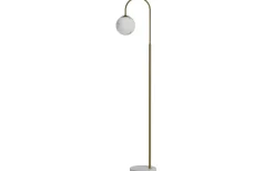 By Rydens Bellagio Golvlampa 163cm Mässing/Vit* Golvlampor