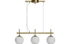 Bellagio Taklampa 82cm Mässing/Vit