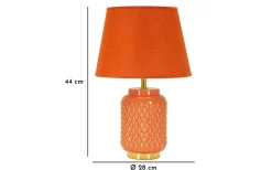 Bordslampor<Mauro Ferretti Bello Bordslampa 44cm Orange