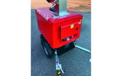 Malmbergs Belysningsmast 4x100W, 5,5m, batteridrift* Allmänbelysning|Led Strålkastare