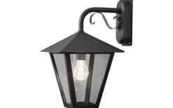 Vägglyktor<Konstsmide Benu Vägglykta Ned Svart IP23