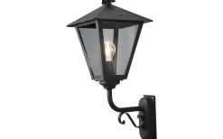 Benu Vägglykta Svart IP23