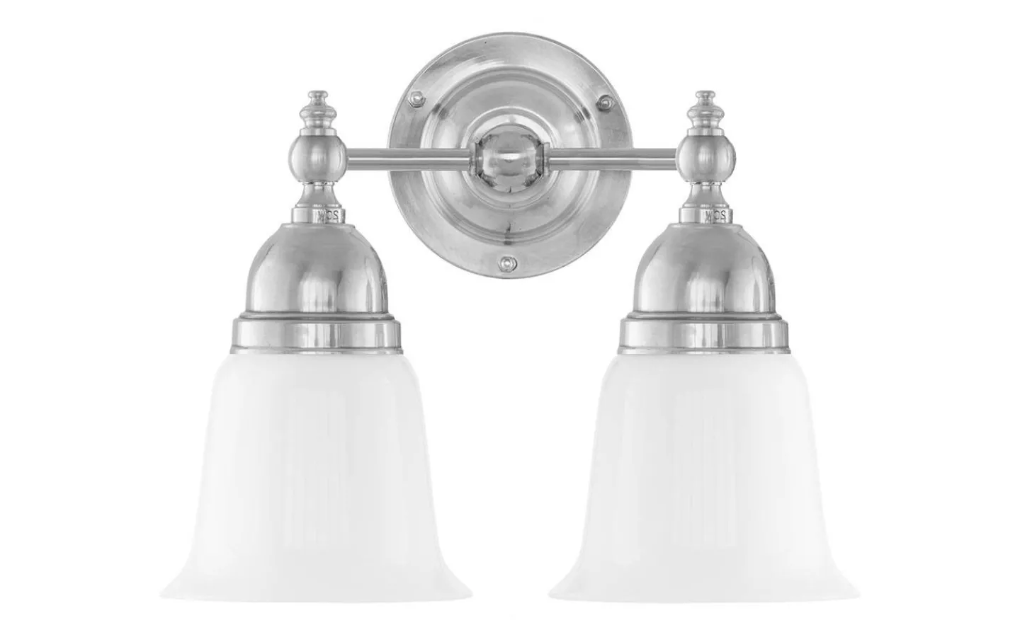 Karlskrona Lampfabrik Bergman - Förnicklad Badrum IP21* Badrumslampor Vägg