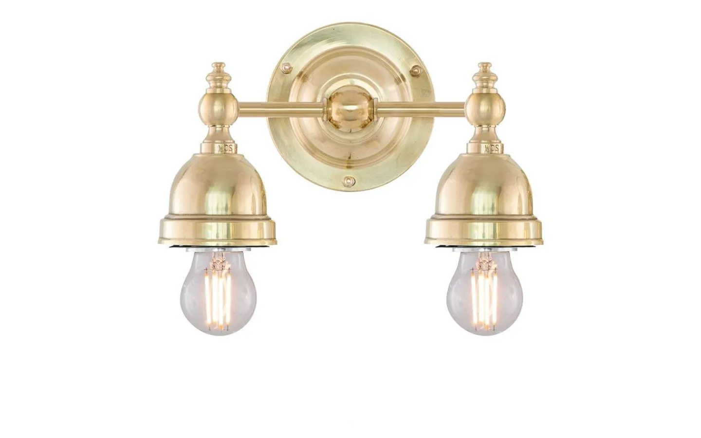 Karlskrona Lampfabrik Bergman - Mässing / Fast montage* Lampetter