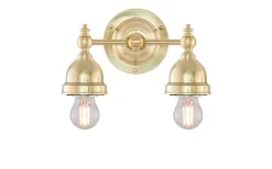 Badrumslampor Vägg<Karlskrona Lampfabrik Bergman - Mässing Badrum IP21