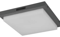 Trio Lighting Bermejo Plafond LED 30x30cm antracit IP54* Badrumslampor Tak