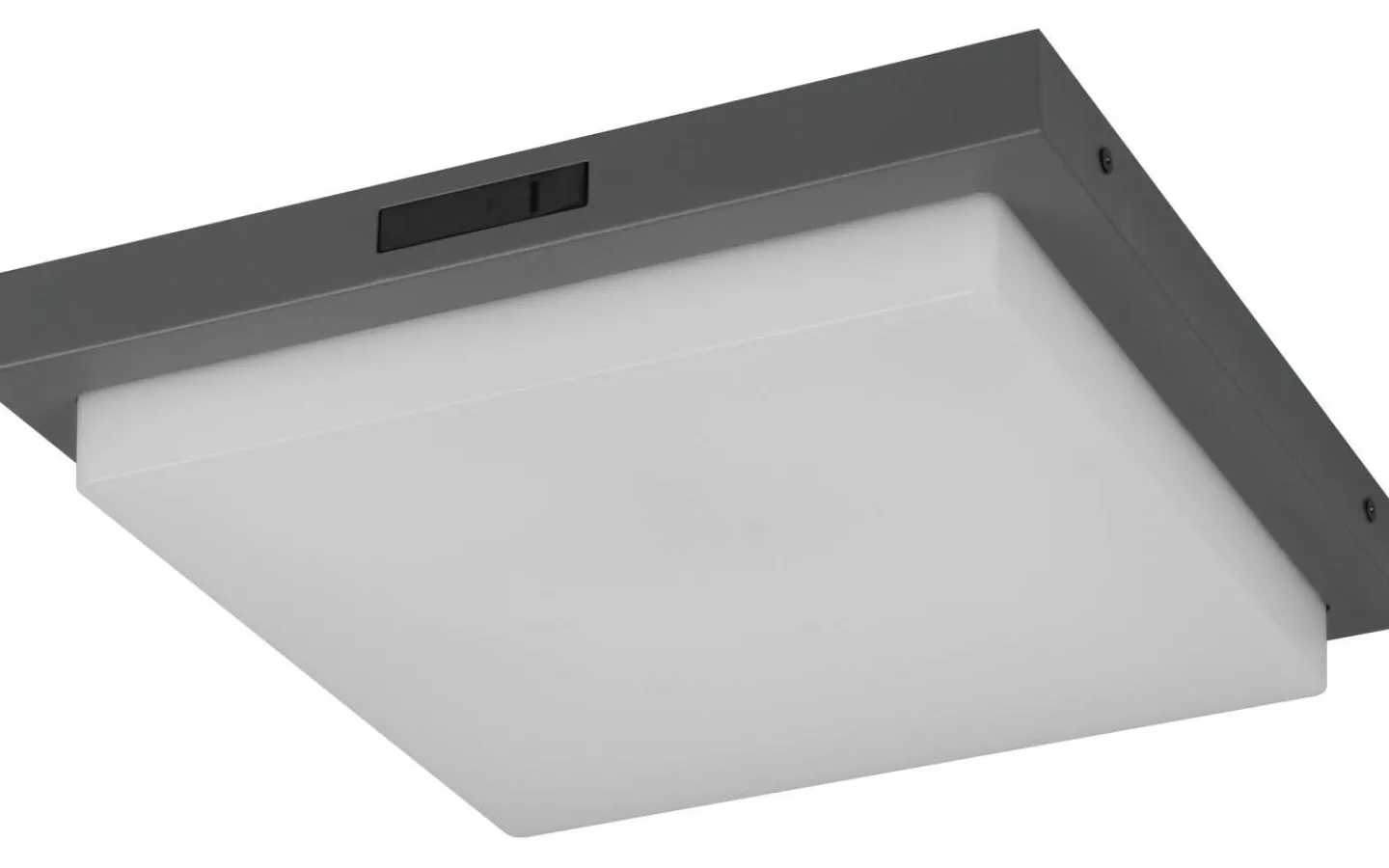 Trio Lighting Bermejo Plafond LED 30x30cm antracit IP54* Badrumslampor Tak
