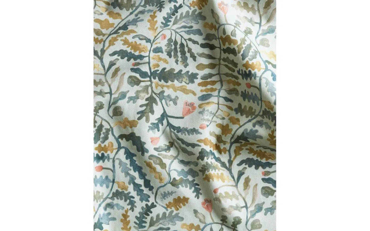 Bertie Bomullstyg Metervara 140cm Blågrön