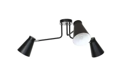 Hallbergs Bevan Taklampa 84cm Svart* Stora Taklampor Ø70-150 Cm