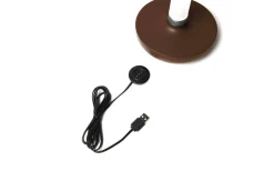 Konstsmide Biarritz Uppladdningsbar Bordslampa LED Rost IP54* Uppladdningsbara Lampor Utomhus|Uppladdningsbara Lampor Utomhus