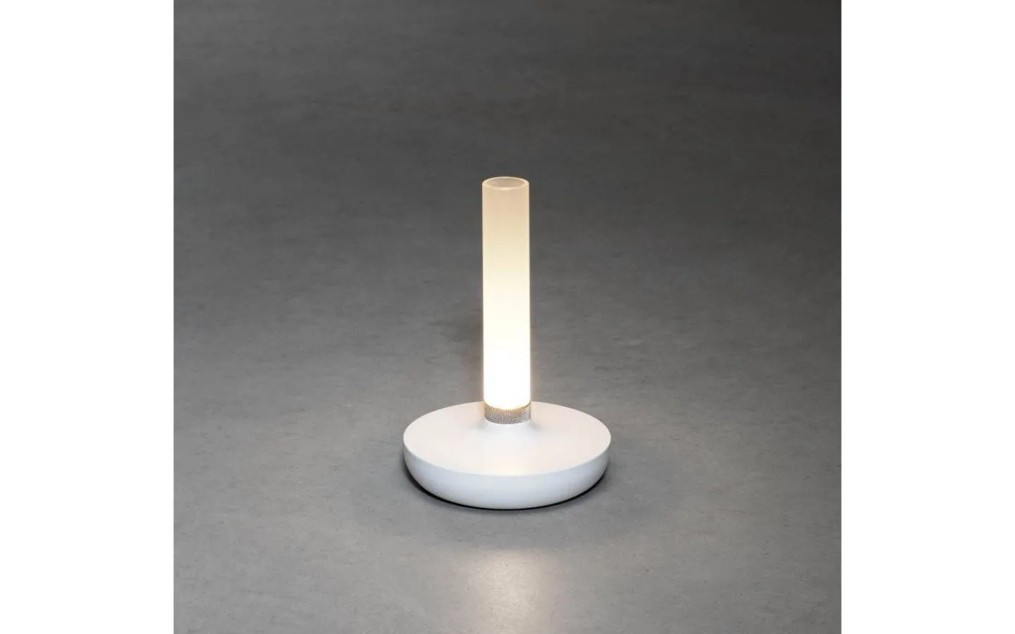 Konstsmide Biarritz Uppladdningsbar Bordslampa LED Vit IP54* Uppladdningsbara Lampor Utomhus|Uppladdningsbara Lampor Utomhus