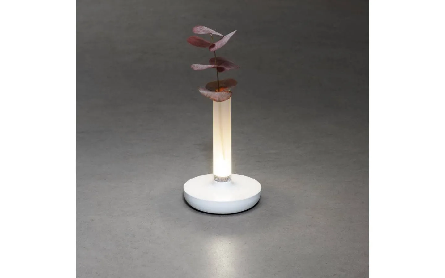 Konstsmide Biarritz Uppladdningsbar Bordslampa LED Vit IP54* Uppladdningsbara Lampor Utomhus|Uppladdningsbara Lampor Utomhus