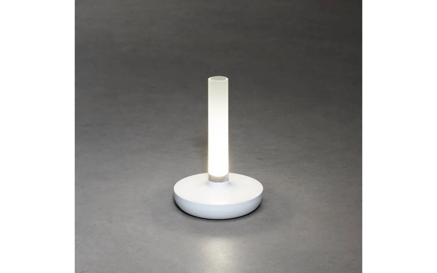 Konstsmide Biarritz Uppladdningsbar Bordslampa LED Vit IP54* Uppladdningsbara Lampor Utomhus|Uppladdningsbara Lampor Utomhus