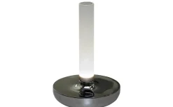 Konstsmide Biarritz Uppladdningsbar Bordslampa LED Silver IP54* Uppladdningsbara Lampor Utomhus|Uppladdningsbara Lampor Utomhus