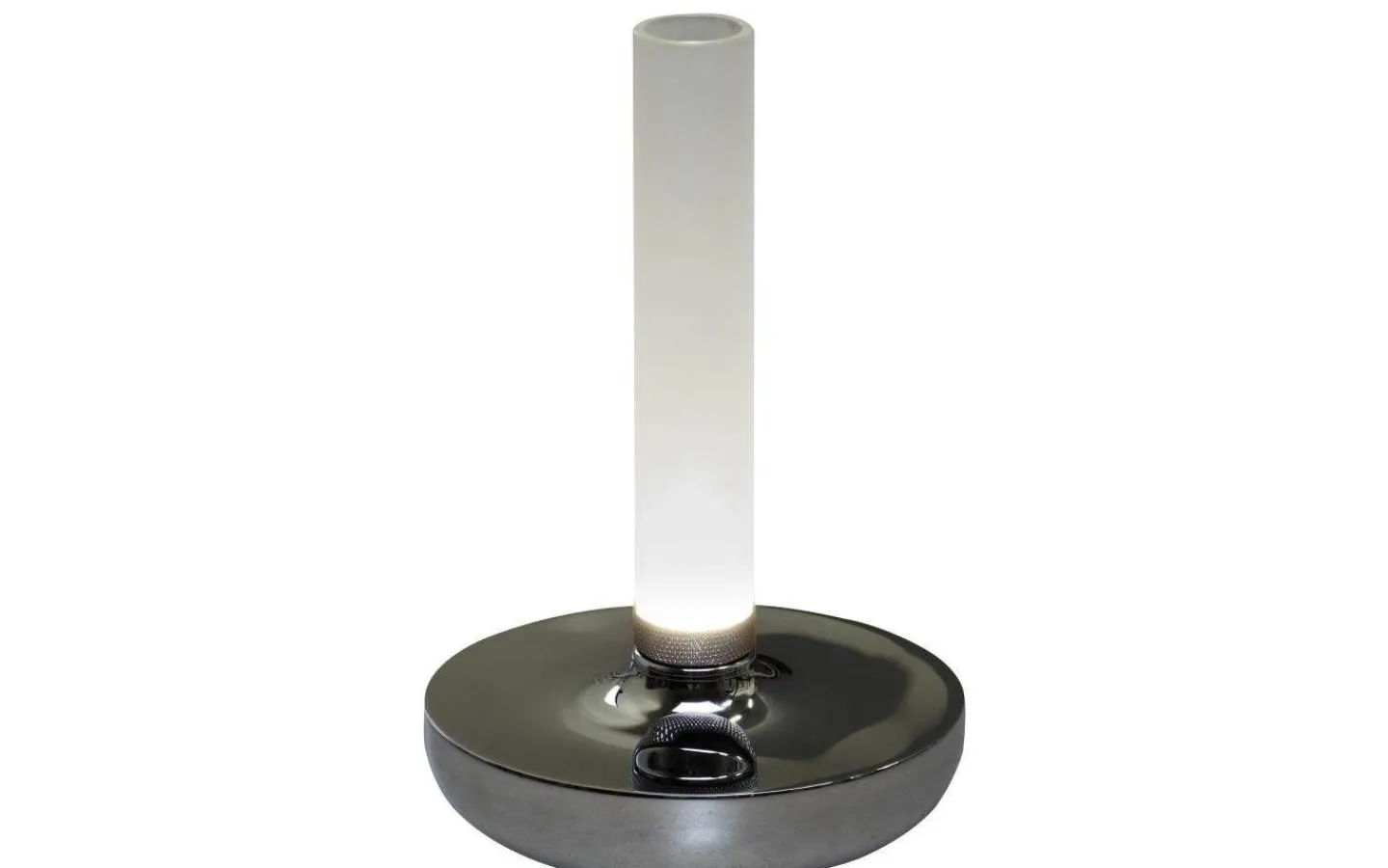 Konstsmide Biarritz Uppladdningsbar Bordslampa LED Silver IP54* Uppladdningsbara Lampor Utomhus|Uppladdningsbara Lampor Utomhus