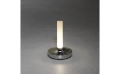 Konstsmide Biarritz Uppladdningsbar Bordslampa LED Silver IP54* Uppladdningsbara Lampor Utomhus|Uppladdningsbara Lampor Utomhus